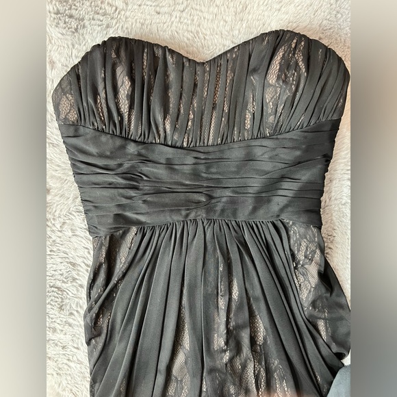 Max and Cleo Strapless Lace Mesh Mini Dress - Picture 5 of 13